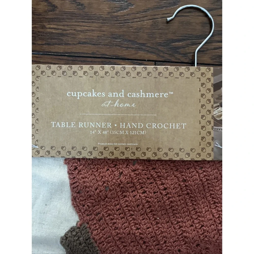 Table Runner Hand Crochet By Cupcake And Cashmere At Home- Pumpkin 14